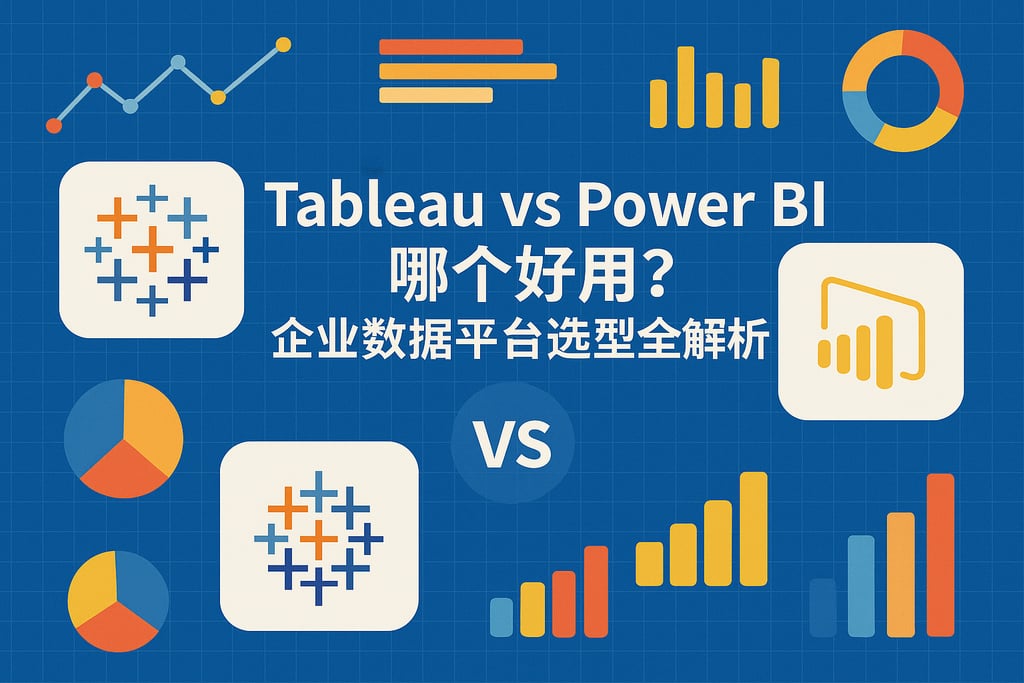 Tableau vs Power BI哪个好用？企业数据平台选型全解析